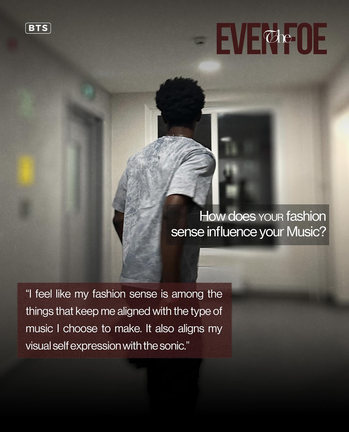How does your fashion sense influence your music?