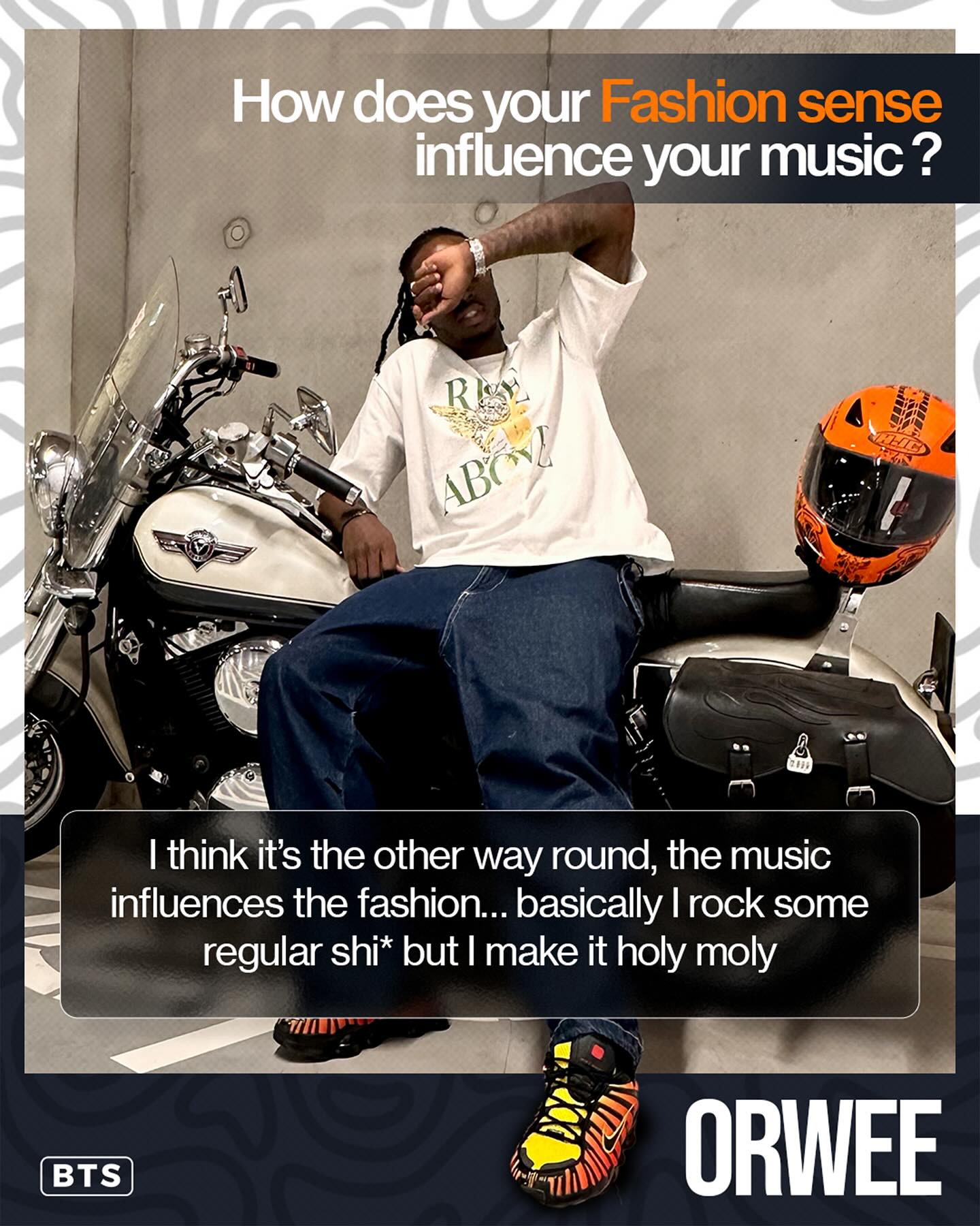 What's your take on creativity, music & fashion — do you think they're connected?