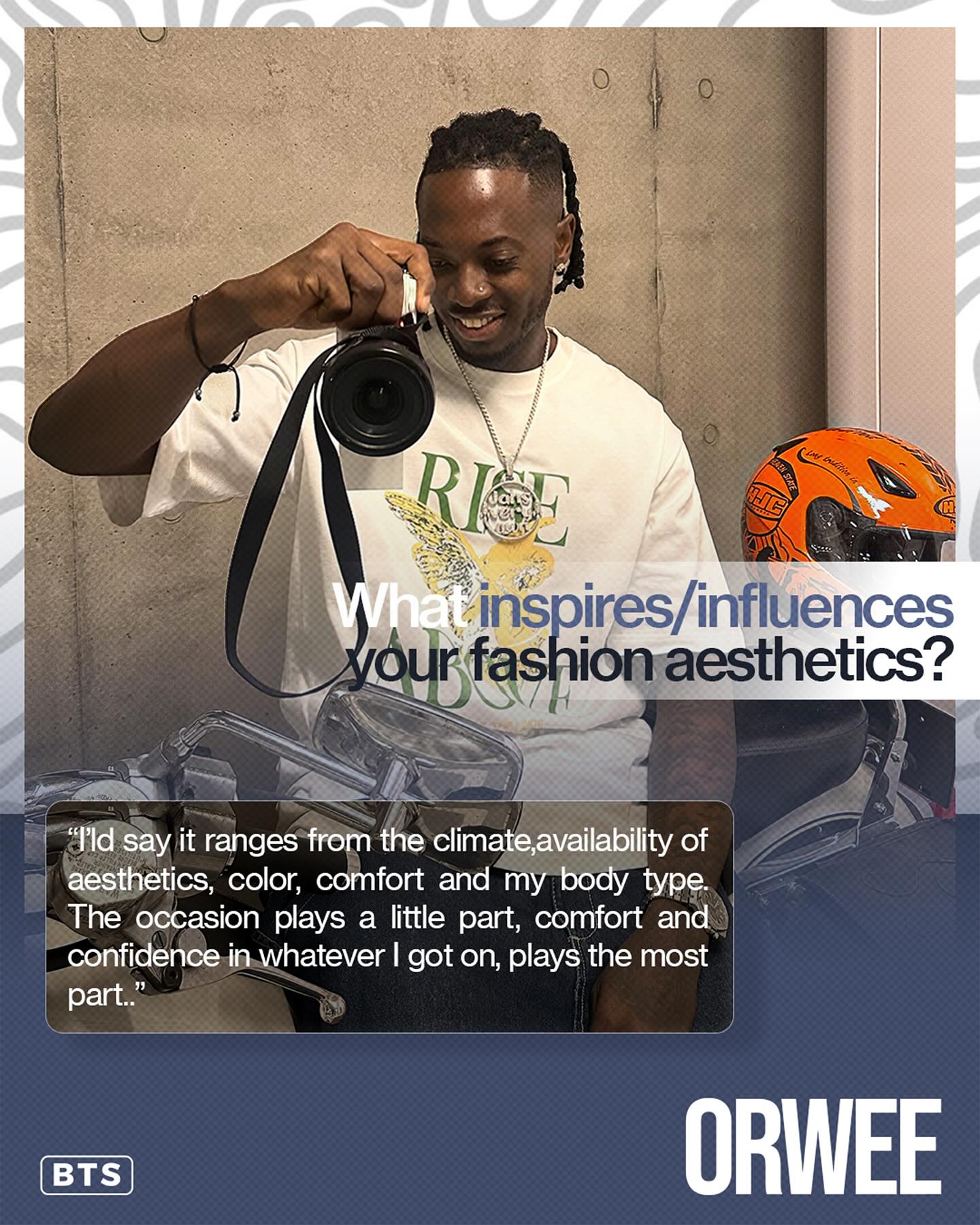 What inspires or influences your fashion aesthetics?